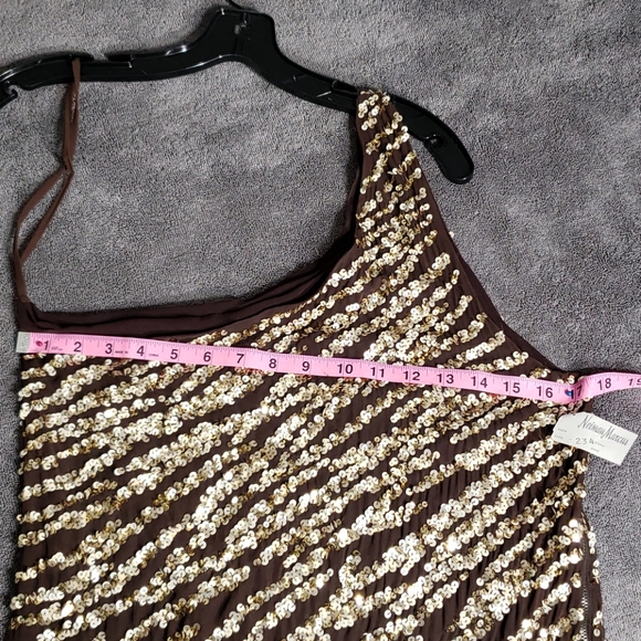 Alice + Olivia Nora Sequin One Shoulder Dress 10 - Picture 9 of 9